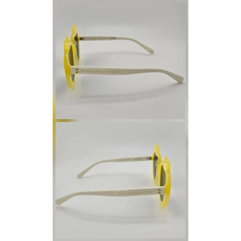 Stella McCartney Kids Apple Sunglasses Yellow White SC4062IK 4739V Bio Acetate